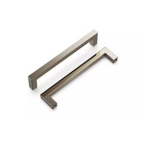 10 Hickory Hardware HH075328-14-10B Squared 5-1/16" Polished Nickel Drawer Pulls